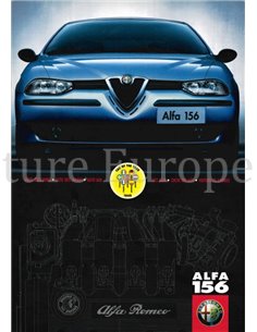 1998 ALFA ROMEO 156 SEDAN BROCHURE NEDERLANDS
