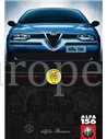 1998 ALFA ROMEO 156 LIMOUSINE PROSPEKT NIEDERLÄNDISCH