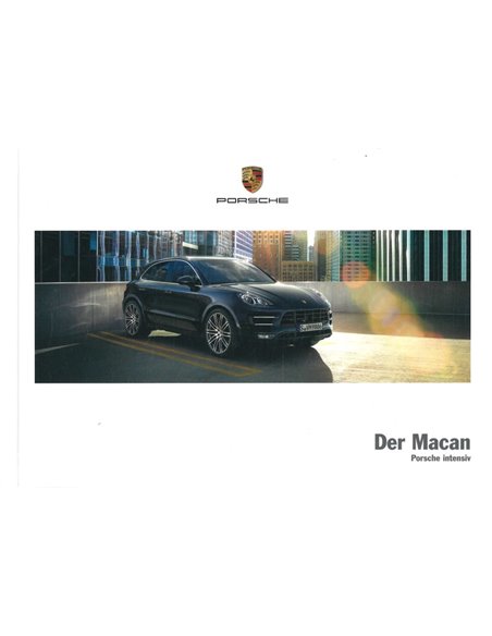 2017 PORSCHE MACAN HARDCOVER BROCHURE DUITS