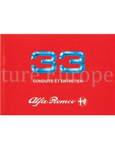 1990 ALFA ROMEO 33 BETRIEBSANLEITUNG FRANZÖSISCH