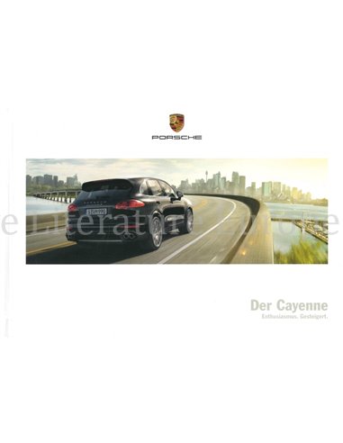 2017 PORSCHE CAYENNE HARDBACK BROCHURE GERMAN