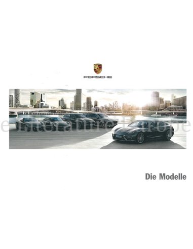 2017 PORSCHE RANGE BROCHURE GERMAN