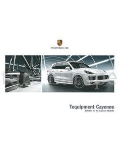 2017 PORSCHE CAYENNE TEQUIPMENT PROSPEKT DEUTSCH