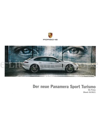 2018 PORSCHE PANAMERA SPORT TURISMO PRICELIST GERMAN