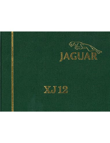 1979 JAGUAR XJ12  HARDCOVER INSTRUCTIEBOEKJE ENGELS (USA)