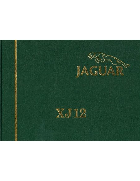 1979 JAGUAR XJ12 HARDCOVER BETRIEBSANLEITUNG ENGLISCH (USA)