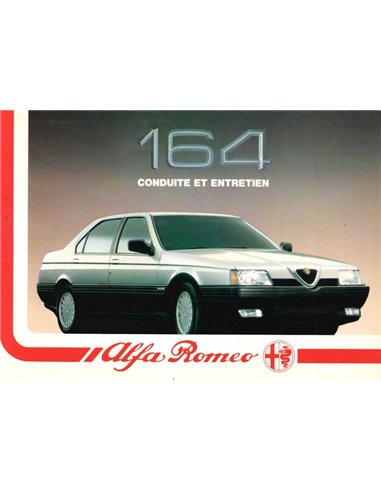 1988 ALFA ROMEO 164 INSTRUCTIEBOEKJE FRANS
