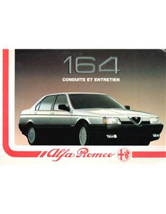 1989 ALFA ROMEO 164 INSTRUCTIEBOEKJE FRANS