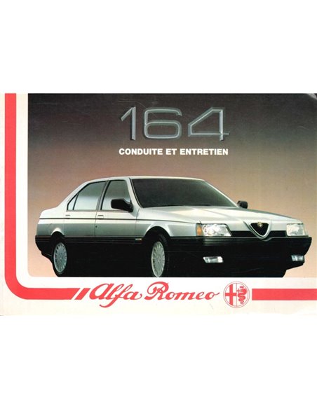 1989 ALFA ROMEO 164 INSTRUCTIEBOEKJE FRANS