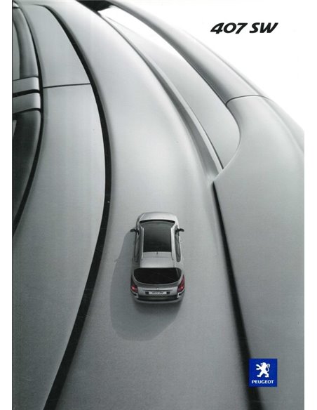 2005 PEUGEOT 407 PROSPEKT NIEDERLÄNDISCH