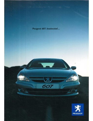 2005 PEUGEOT 607 BROCHURE DUTCH
