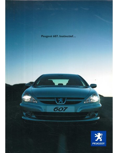 2005 PEUGOT 607 BROCHURE NEDERLANDS