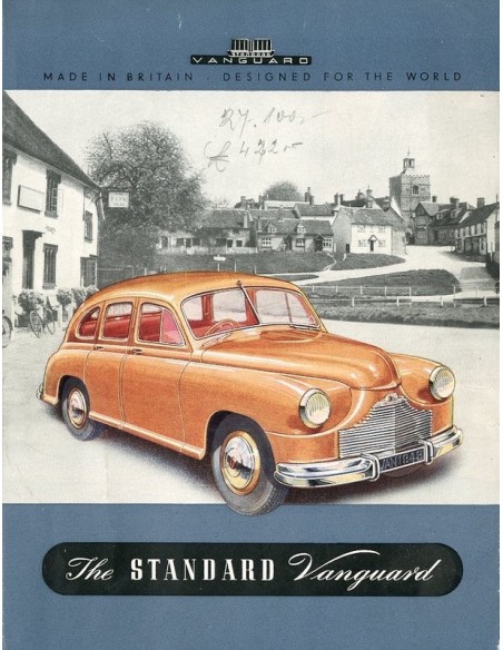1948 STANDARD VANGUARD BROCHURE DUITS