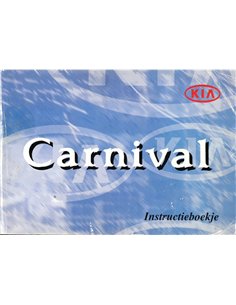 2000 KIA CARNIVAL INSTRUCTIEBOEKJE NEDERLANDS