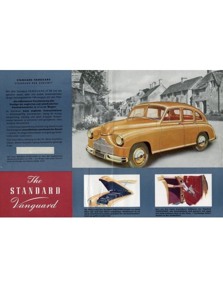 1948 STANDARD VANGUARD BROCHURE DUITS