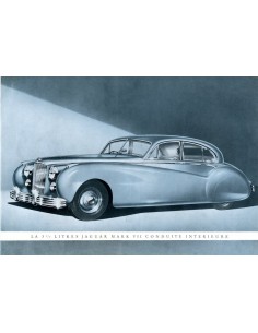 1951 JAGUAR TYPE MK VII SALOON BROCHURE FRANS 2