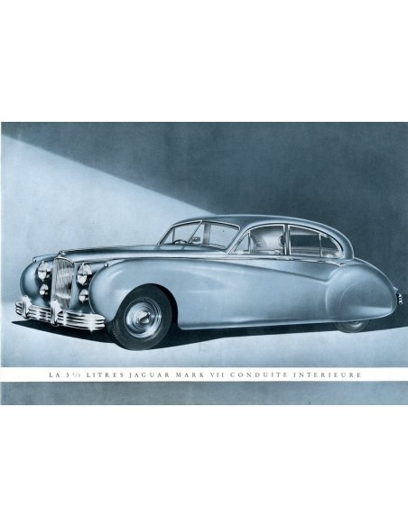 1951 JAGUAR TYPE MK VII SALOON BROCHURE FRANS