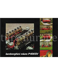 1971 LAMBORGHINI MIURA P400 SV OWNERS MANUAL ITALIAN |  FRENCH | ENGLISH