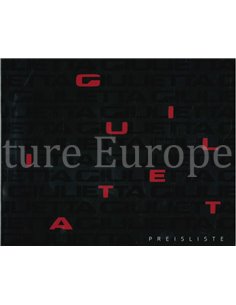 2019 ALFA ROMEO GIULIETTA BROCHURE DUITS 2