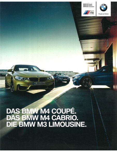2015 BMW M3 | M4 BROCHURE DUITS