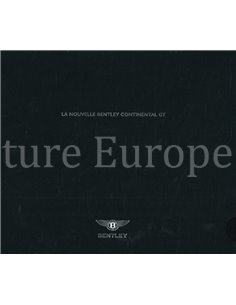 2002 BENTLEY CONTINENTAL GT BROCHURE FRENCH