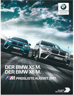 2017 BMW X5 M | X6 M PRIJSLIJST DUITS