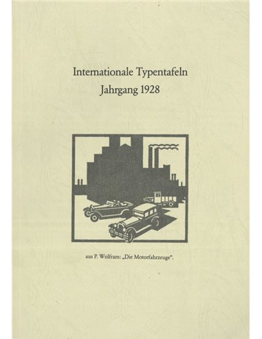 INTERNATIONALE TYPENTAFELN JAHRGANG 1928