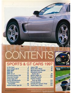 1997 ROAD AND TRACK, SPORTS & GT CARS MAGAZINE ENGELS 2