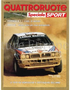 1991 QUATTRORUOTE SPECIALE SPORT MAGAZINE ITALIAANS
