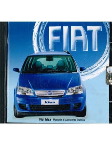 2005 FIAT IDEA BENZINE DIESEL WERKPLAATSHANDBOEK CD