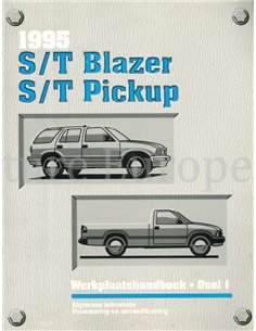 1995 CHEVROLET S/T BLAZER | S/T PICKUP WERKPLAATSHANDBOEK NEDERLANDS
