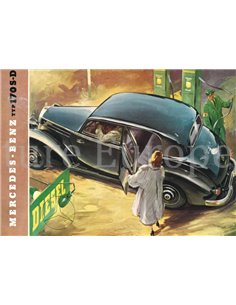 1953 MERCEDES BENZ TYP 170 S-D BROCHURE GERMAN