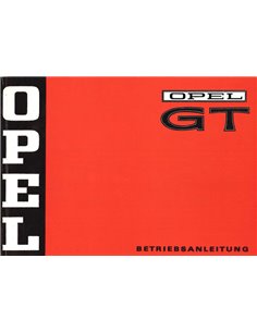 1973 OPEL GT BETRIEBSANLEITUNG DEUTSCH