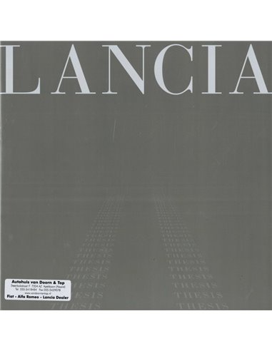 2002 LANCIA THESIS BROCHURE NEDERLANDS