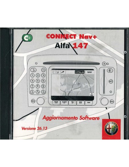 ALFA ROMEO 147 CONNECT NAV+ FIRMWARE UPDATE CD