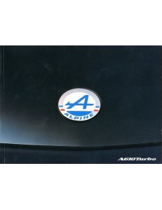 1990 RENAULT A610 TURBO INSTRUCTIEBOEKJE DUITS