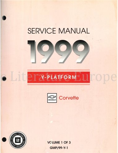 1999 CHEVROLET CORVETTE WERKSTATTEHANDBUCH ENGLISCH