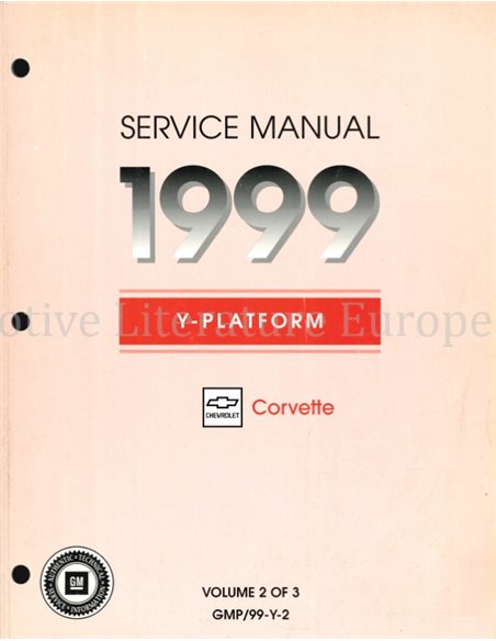 1999 CHEVROLET CORVETTE WERKSTATTEHANDBUCH ENGLISCH