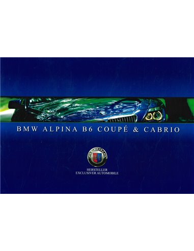 2006 BMW ALPINA B6 BROCHURE DUITS
