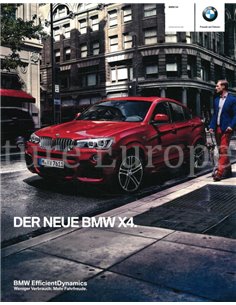 2014 BMW X4 BROCHURE DUITS