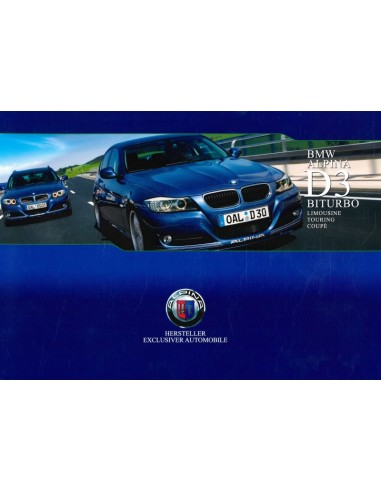 2010 BMW ALPINA D3 BITURBO BROCHURE DUITS