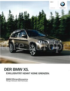 2011 BMW X5 BROCHURE DUITS