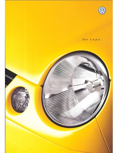 2000 VOLKSWAGEN LUPO BROCHURE DUITS