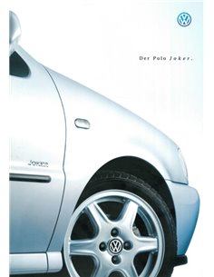 2000 VOLKSWAGEN POLO JOKER BROCHURE GERMAN