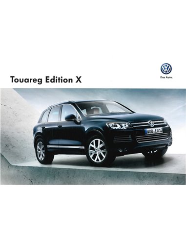2012 VOLKSWAGEN TOUAREG EDITION X BROCHURE GERMAN