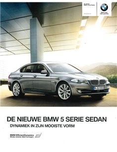 2009 BMW 5ER LIMOUSINE PROSPEKT NIEDERLÄNDISCH
