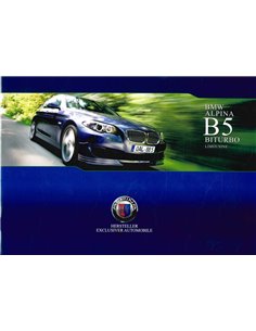2010 BMW ALPINA B5 BITURBO SALOON BROCHURE GERMAN