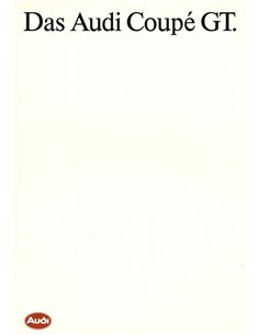 1986 AUDI COUPE GT BROCHURE GERMAN