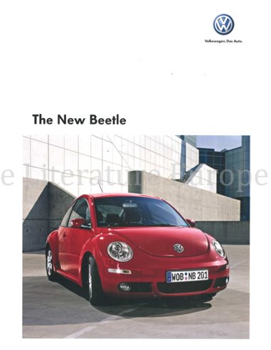 2010 VOLKSWAGEN NEW BEETLE PROSPEKT THAILÄNDISCH
