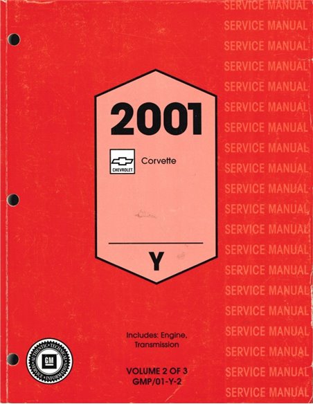 1999 CHEVROLET CORVETTE WORKSHOP MANUAL ENGLISH 